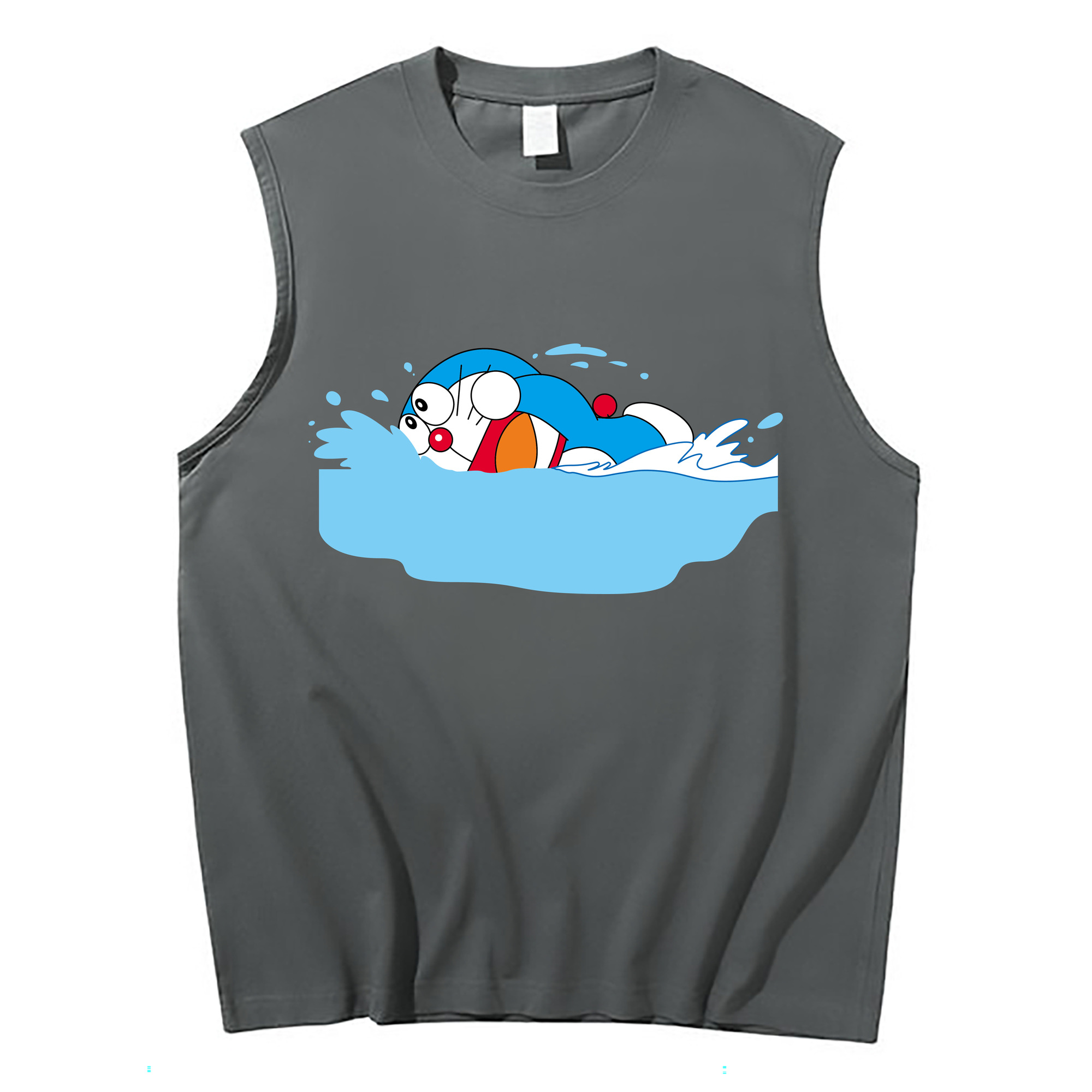 （画像用） ドラえもん Doraemon コットン100％タンクトップ（フロントプリント）